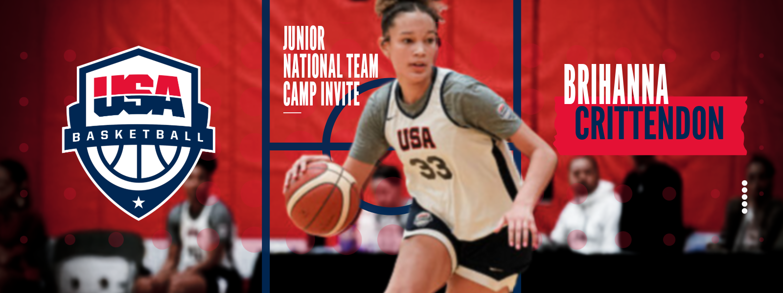 Brihanna Crittendon receives Junior National Team Camp invite